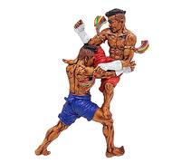 WitnyStore Muay Thai Magnet 5" Tai Kao Phra Su Main Climbing Mount Sumeru - Basic Movement Muaythai Boxing Martial Art Hand Made Resin 3D Decorative Refrigerator Fridge Magnets Thailand Souvenir Gifts