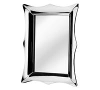 witoka contemporary wall mirror with curved reflective frame