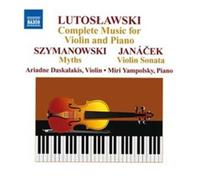 Witold Lutoslawski : Lutoslawski: Complete Music for Violin and Piano CD (2009)