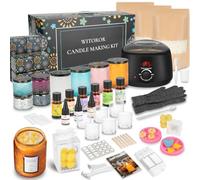 WITOROR Candle Making Kit, Candle Making Supplies with Digital Soy Wax Melt Warmer Candle Making Complete Kit for Adults Beginners DIY Starter Scented Candles Making Kit for Christmas