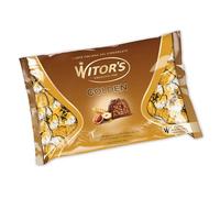 WITOR'S - Golden - Filled Chocolates with Heart of Hazelnut Cream and Cereals - Fine Chocolate Pralines - Sweet Milk Chocolate Snack - 1 kg Bag