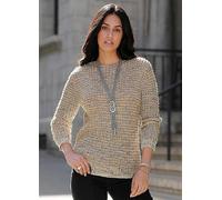 Witt Decorative Knitted Jumper Gold