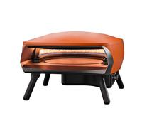 Witt ETNA Rotante Award Winning Pizza Oven with 360 Degrees Rotating Pizza Stone and Booster Burner. This Outdoor Gas Pizza Oven Bakes a Pizza in Less than a minute - Orange