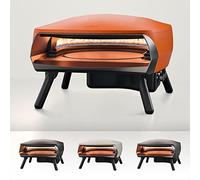 Witt ETNA Rotante Award Winning Pizza Oven with 360 Degrees Rotating Pizza Stone and Booster Burner. This Outdoor Gas Pizza Oven Bakes a Pizza in Less than a minute - Orange