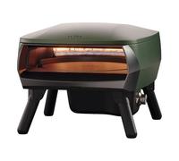 Witt PICCOLO Rotante 13" Outdoor Gas Pizza Oven - Compact, Portable with Rotating Stone & C-Shaped Burner | Ideal for Small Spaces, Easy to Clean, Restaurant-Quality Pizzas at Home - Green