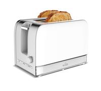 Witt WCT800W 2 Slice Toaster Browning Control Stainless Steel/White