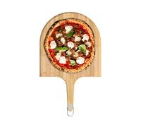 Witt Wooden Pizza Peel 14 Inch - Premium Wood Pizza Paddle & Cutting Board for Oven, Baking & Serving, Pizza Tools & Kitchen Accessories