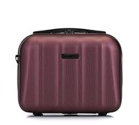WITTCHEN Cosmetic Case Travel Suitcase Carry-On Cabin Luggage Hardshell Made of Polycarbonate Combination Lock Cruise Line Burgundy