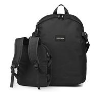 WITTCHEN Expandable Airplane Backpack | 32L Carry-On Backpack | Water Resistant Laptop Backpack 17 Inch | Travel Backpack Carry-on Size | 47 × 32 × 14-18 cm, black, City (37 x 28 x 12 cm), Casual