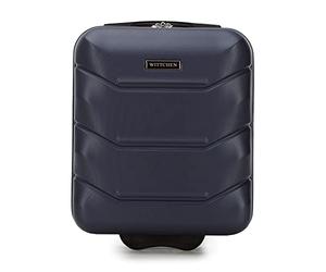 WITTCHEN Travel Collection Small Suitcase Hand Luggage Cabin Suitcase ABS Two Wheels Telescopic Handle Size S Dark Blue
