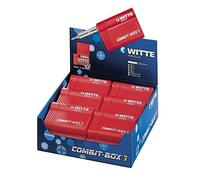WITTE 27624 - Caja de puntas de atornillar COMBIT-Box 7 granel (Tipo Bitflex TiN Negro)