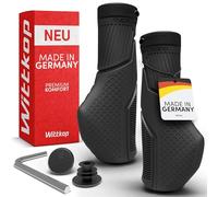 Wittkop Bicycle Grips with Innovative Multi-Zone Design, Made in Germany, Ergonomic Design with Non-Slip Effect Including Comfort & EFC Zones for Optimised Grip & Comfort, Bicycle Grips Handlebar