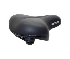 Wittkop bike saddle, big gel, unisex city, soft and comfortable with bracket