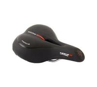 Wittkop Büchel Bicycle Saddle with Innovative Medicus Concept and Extra Gel Padding, Comfortable Unisex Adult Saddle, Black, Gel, MTB Trekking City Bike Saddle