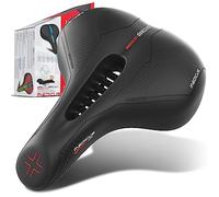 WITTKOP Fahrradsattel mit innovativem 5 Zonen Medicus Konzept und orthopädischer Memory Foam Polsterung I bequemer Fahrrad Sattel für Damen & Herren I MTB, Trekking, City