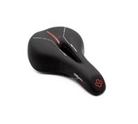 Wittkop Medicus Pro Evo 1.0 Gel Trekking Bicycle Seat - Bicycle Saddle with Memory Foam, Ergonomic Design, NAWAVE Frame System and Central Opening for Maximum Ventilation - Black