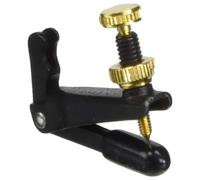 Wittner 102EGX 4/4-3/4 Size Long Arm Extra Wide String Adjuster for Violin, Black/Gilded Screw Finish