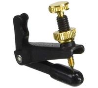 Wittner 102EGXB 4/4-3/4 Size Buschmann German Long Arm Extra Wide String Adjuster for Violin, Black/Gold Finish