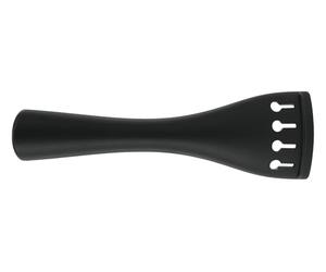 Wittner 265121 Double Bass tailpiece Ultra 3/4 - high-tech plastic - ultra-light - tulip shape - with stainless steel tailgut - black
