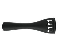 Wittner 265131 Double Bass tailpiece Ultra 1/2 - high-tech plastic - ultra-light - tulip shape - with stainless steel tailgut - black