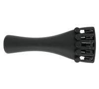 Wittner 918111P-5 Violin tailpiece Ultra 4/4-5-string - high-tech plastic - 5 fine tuners - ultra-light - with nylon hanging tailgut - rosewood-coloured