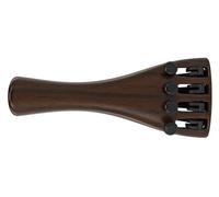 Wittner 918151P Violin tailpiece Ultra 1/8 - high-tech plastic - 4 fine tuners - ultra-light - with nylon hanging tailgut - rosewood-coloured