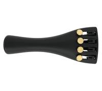 Wittner 918411G, Violin tailpiece Ultra Multi-System, for 4/4 violin, without screwdriver, gold-plated screws, Made in Germany