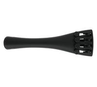 Wittner 919751 Cello tailpiece Ultra 1/4-1/8 - high-tech plastic - ultra-light - 4 fine tuners - with tailgut - black