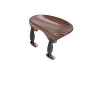 Wittner chin rest, Viola central chin rest, high-tech plastic, anatomically shaped, allergy-tested, without screwdriver, rosewood-coloured, 254231P, Made in Germany