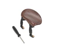 Wittner Chinrest Augsburg, centre-mounted chinrest Viola, high-tech plastic, anatomically shaped, height and tilt adjustable, with screwdriver, rosewood coloured, Made in Germany, 257131P