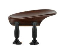 Wittner Violin Chin Rest 4/4 Rosewood High-Tech Plastic Anatomically Shaped Allergy Tested with Installation Tool