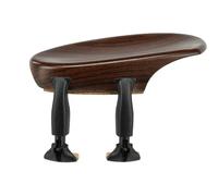 Wittner Chinrest, side-mounted chinrest Violin 4/4, high-tech plastic, anatomically shaped, allergy-tested, without screwdriver, rosewood coloured, Made in Germany, 250211P