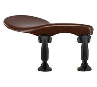 Wittner Chinrest Zuerich, side-mounted chinrest Violin 4/4-3/4, high-tech plastic, height adjustable, tilt adjustable, without screwdriver, rosewood coloured, Made in Germany, 258211P