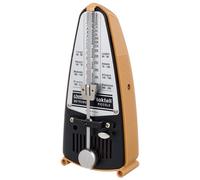 Wittner Metronome Taktell Piccolo Series 830 - Plastic casing - Without bell - Light brown - Mechanically wound - No batteries required - Made in Germany