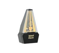 Wittner Metronome Taktell Classic Series 829 - Plastic casing - Without bell - Black/gold plated - Mechanically wound - No batteries required - Made in Germany