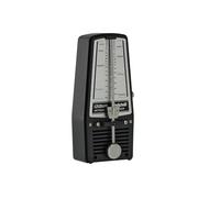 Wittner Metronome Taktell Junior Series 820 - Plastic casing - Without bell - Black - Mechanically wound - No batteries required - Made in Germany