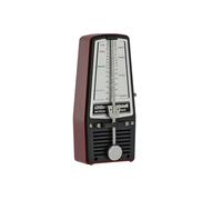 Wittner Metronome Taktell Junior Series 820 - Plastic casing - Without bell - Ruby red - Mechanically wound - No batteries required - Made in Germany