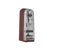 Wittner Metronome Taktell Piccolino Series 890 - Plastic casing - Without bell - Ruby red - Mechanical winding - No batteries required - Made in Germany