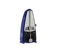 Wittner Metronome Taktell Piccolo Series 830 - Plastic casing - Without bell - Blue - Mechanically wound - No batteries required - Made in Germany
