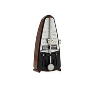 Wittner Metronome Taktell Piccolo Series 830 - Plastic casing - Without bell - Mahogany brown - Mechanical winding - No batteries required - Made in Germany