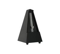 Wittner Metronome Taktell Pyramid Shape System Maelzel Series 800 - Solid wood casing - Without bell - Matte black - Mechanically wound - No batteries required - Made in Germany
