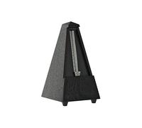 Wittner Metronome Taktell Pyramid Shape System Maelzel Series 800 - Solid wood casing - Without bell - Matte black oak - Mechanically wound - No batteries required - Made in Germany