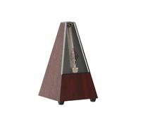 Wittner Metronome Taktell Pyramid Shape System Maelzel Series 802K - Plastic casing - With bell - With plexiglas lid - Black - Mechanically wound - No batteries required - Made in Germany