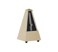 Wittner Metronome Taktell Pyramid Shape System Maelzel Series 810 - Solid wood casing - With bell - Matte natural maple - Mechanically wound - No batteries required - Made in Germany