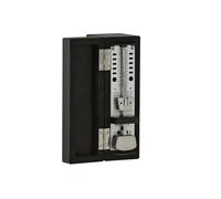 Wittner Metronome Taktell Super-Mini Series 880.2 - Solid wood casing - Without bell - Matte black - Mechanical winding - No batteries required - Made in Germany