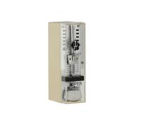 Wittner Metronome Taktell Super-Mini Series 880 - Plastic casing - Without bell - Ivory coloured - Mechanical winding - No batteries required - Made in Germany