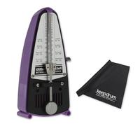 Wittner Taktell Piccolo 830371 Mechanical Metronome Purple with Keepdrum Microfibre Cloth