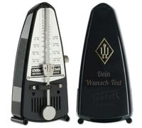 Wittner Taktell Piccolo 836 Mechanical Metronome Black with Personalised Engraving