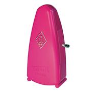 Wittner Metronome Taktell Piccolo Series 830 - Plastic casing - Without bell - Dark pink - Mechanically wound - No batteries required - Made in Germany