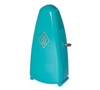 Wittner Metronome Taktell Piccolo Series 830 - Plastic casing - Without bell - Turquoise - Mechanically wound - No batteries required - Made in Germany